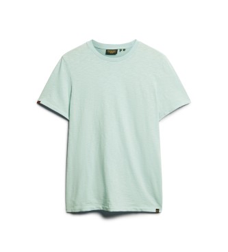 Superdry Gevlamd T-shirt met groene ronde halslijn