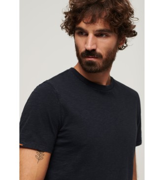 Superdry T-shirt Flame granatowy