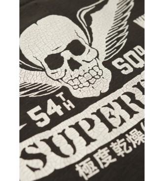 Superdry T-shirt  manches courtes Retro Rocker vert
