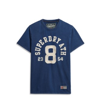 Superdry Camiseta de manga corta Vintage Athletic marino