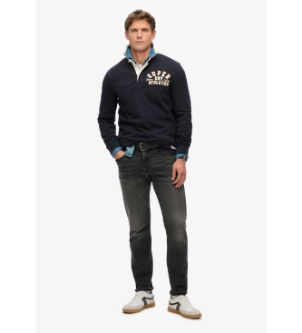 Superdry Vintage Athletic Poloshirt in Marineblau