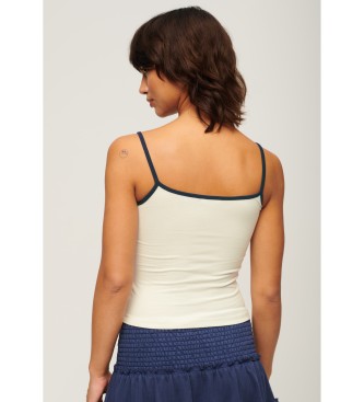 Superdry Essential off-white tank top