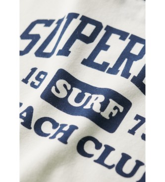 Superdry Camiseta de tirantes Essential blanco roto
