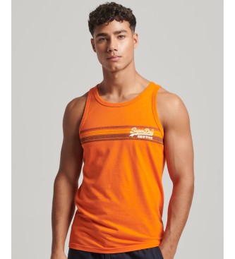 Superdry T-shirtLogo Vintage Cali oranje