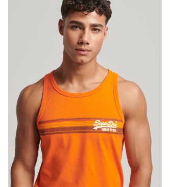Superdry T-shirtLogo Vintage Cali oranje