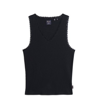 Superdry Chemise en dentelle marine Athletic Essentials