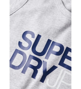 Superdry Camiseta de tirantes de corte relajado Sportswear gris