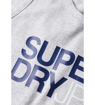 Superdry Relaxed fit Sportswear grey tank top