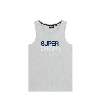 Superdry Relaxed fit Sportswear grey tank top