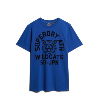 Superdry Field Athletic - T-shirt bleu marine