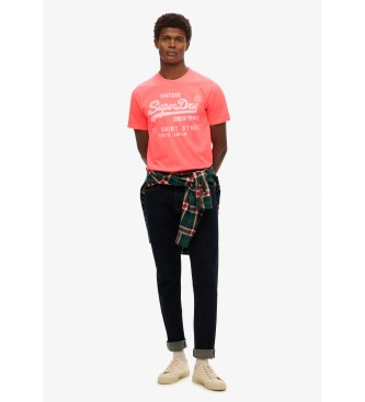 Superdry Koralle Vintage Fluor T-shirt
