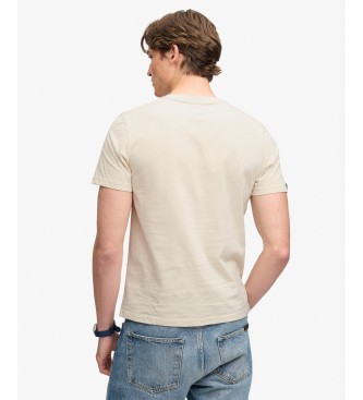 Superdry Gothic Varsity beige t-shirt
