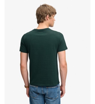Superdry T-shirt gothique « Varsity » vert