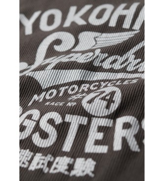 Superdry Retro Rocker graphic T-shirt black