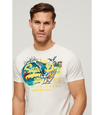Superdry La Vl Graphic T-shirt white