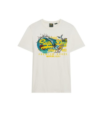 Superdry La Vl Graphic T-shirt white