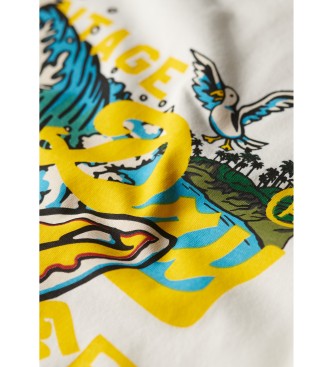 Superdry La Vl Graphic T-shirt white