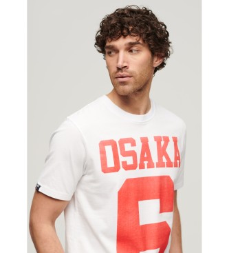 Superdry Osaka graphic T-shirt white