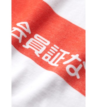 Superdry Osaka graphic T-shirt white