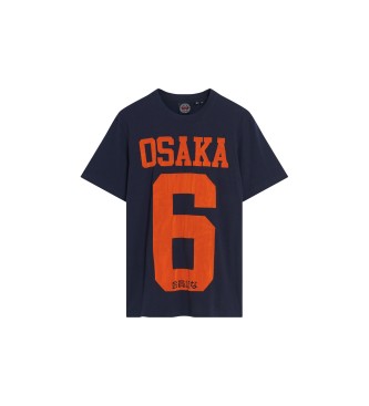 Superdry Camiseta grfica Osaka 6 marino