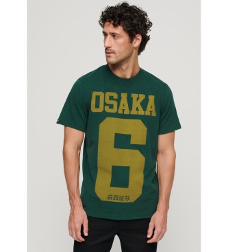Superdry Osaka 6 T-shirt groen
