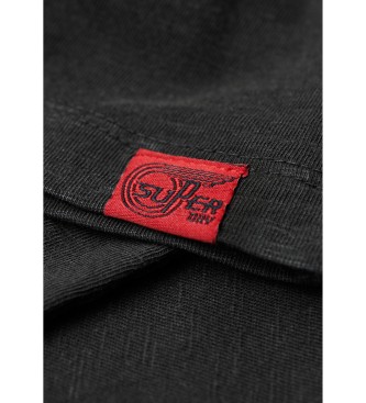 Superdry Retro Rocker grafisk T-shirt sort