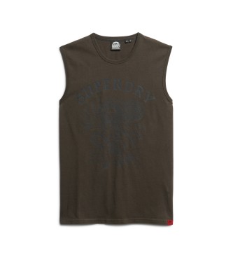 Superdry Graphic T-shirt with grey tattoo motif