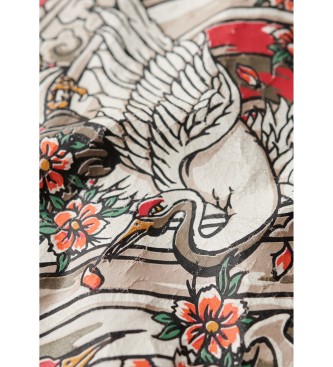 Superdry Camiseta grfica Tokyo blanco roto