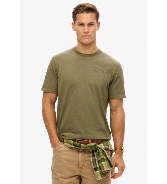 Superdry Utility Sport graphic T-shirt green