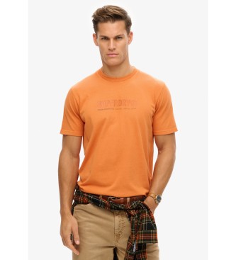 Superdry Grafisk Utility Sport T-shirt orange