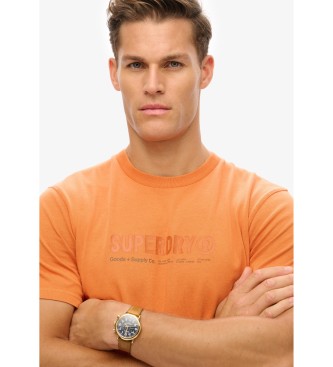 Superdry Grafisk Utility Sport T-shirt orange