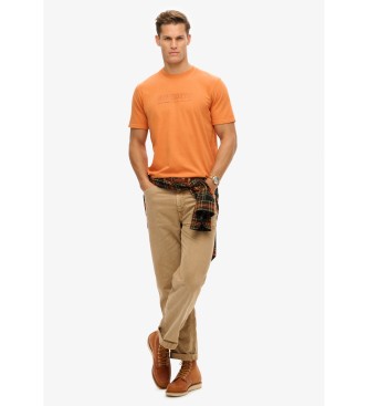 Superdry Grafisk Utility Sport T-shirt orange