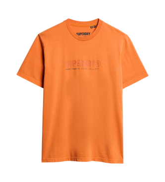 Superdry Grafisk Utility Sport T-shirt orange