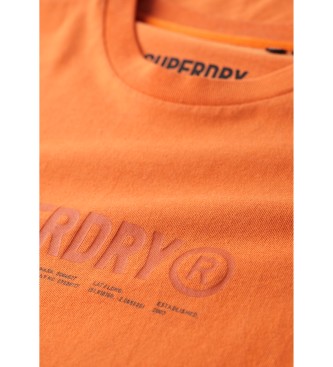 Superdry Grafisk Utility Sport T-shirt orange