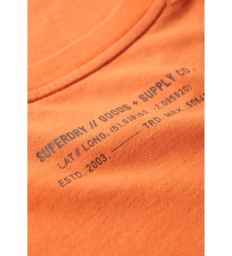 Superdry Grafisk Utility Sport T-shirt orange