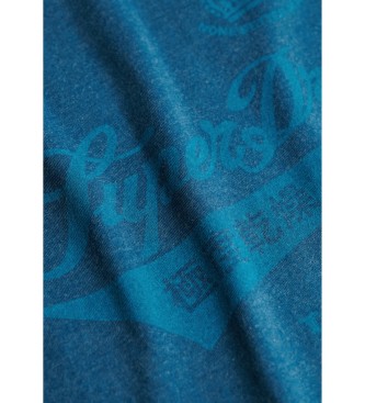 Superdry Gewaschenes T-Shirt in legerer Passform Workwear blau