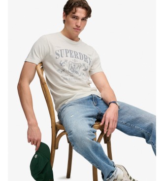 Superdry T-shirt Mercantile beige