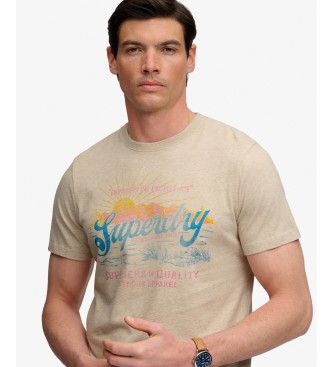 Superdry Outdoors Mountain beige t-shirt
