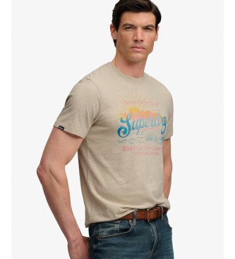 Superdry Outdoors Mountain beige t-shirt