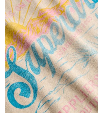 Superdry Outdoors Mountain beige t-shirt