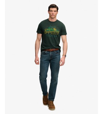 Superdry T-shirt Outdoors Mountain vert