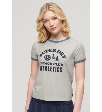 Superdry Ringer Athletic Essentials T-shirt grau