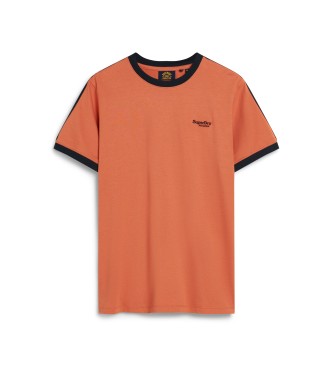 Superdry Retro-Kurzarm-Logo-T-Shirt Essential orange