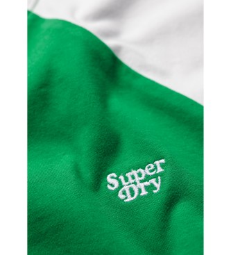Superdry Retro koszulka z krótkim rękawem i logo Essential zielona