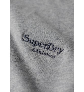 Superdry Ringer T-shirt with logo Essential grey