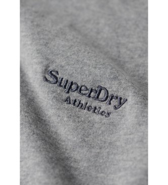 Superdry T-shirt Ringer com logtipo Essential cinzento