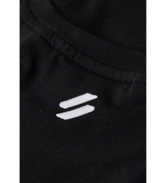 Superdry T-shirt Sport Luxe preta