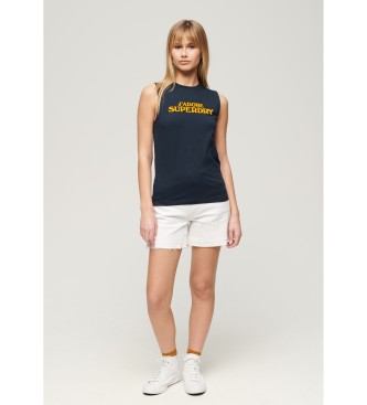 Superdry T-shirt Sport Luxe graphic navy