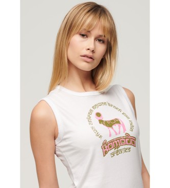 Superdry Komodo Ashram rmelloses T-shirt wei