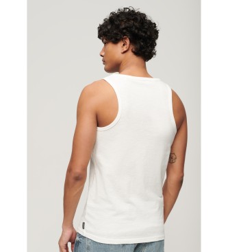 Superdry T-shirt sans manches avec logo Cali blanc